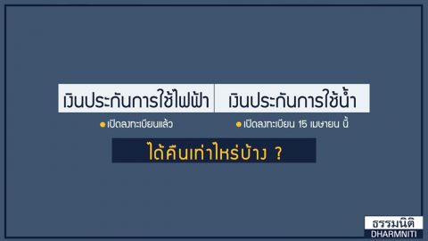 เงินประกันการใช้ไฟฟ้า-เงินประกันการใช้น้ำ ได้คืนเท่าไหร่บ้าง?