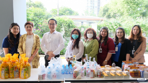 บริษัท ธรรมนิติการบัญชีและภาษีอากร จำกัด เป็นเจ้าภาพทำบุญตักบาตร ประจำเดือนสิงหาคม พ.ศ.2563