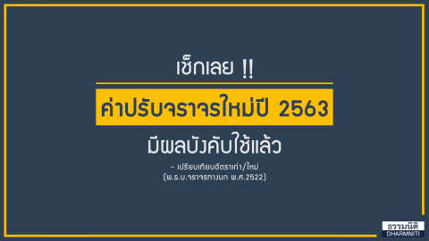 เช็กเลย !! ค่าปรับจราจรแบบใหม่ พ.ศ.2563