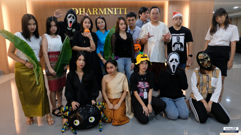 ชาวธรรมนิติร่วมกันแต่งตัวในธีม “ผีไทย” ต้อนรับเทศกาล Halloween และลอยกระทง