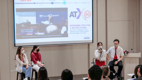 Dharmniti Young Executive จัด Trip Talk เล่าประสบการณ์ศึกษาดูงาน “Asia Tech x Singapore”