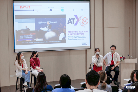 Dharmniti Young Executive จัด Trip Talk เล่าประสบการณ์ศึกษาดูงาน “Asia Tech x Singapore”