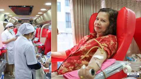 ธรรมนิติร่วมบริจาคโลหิต ต่อชีวิตเพื่อนมนุษย์ส่งต่อพลังแห่งการให้สู่สังคม