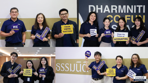 ธรรมนิติร่วมแสดงพลังขับเคลื่อนวิชาชีพบัญชี ผ่านการใช้สิทธิ์เลือกตั้งเลือกตั้ง นายกสภาวิชาชีพบัญชี